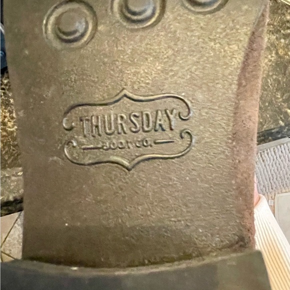 Thursday Boot Company Olive~Brown Ankle Boots - Picture 6 of 7